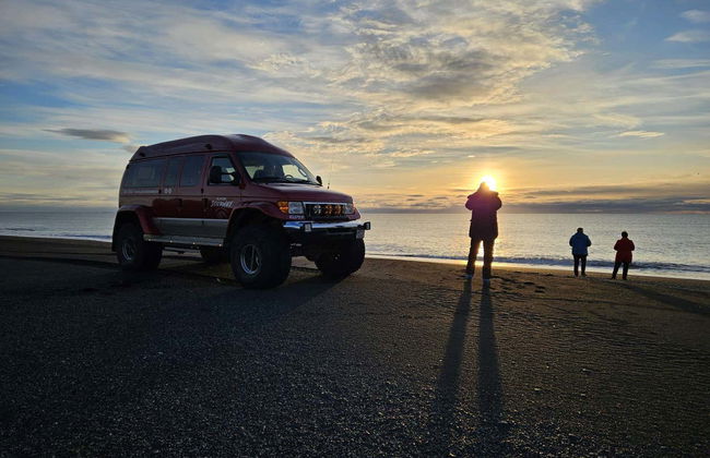 Balade en 4x4 le long des plages de sable noir de Suðurfjörur - Photo 3