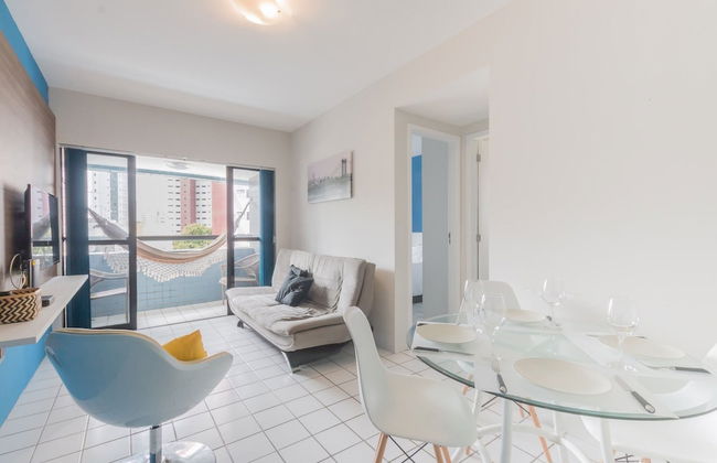 Flat com varanda em Boa Viagem PIP201 - Photo 1