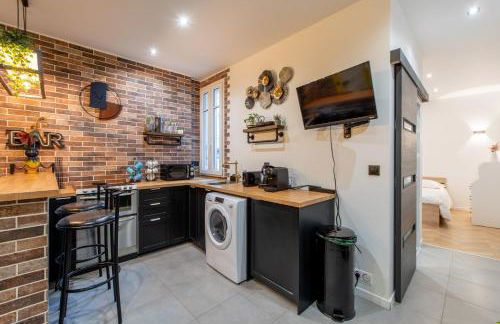 Élégant T2, Centre Paris 20 min, Calme, Cosy, Wifi - Foto 5