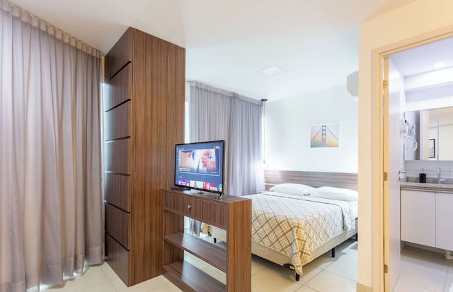 Lindo Flat no Beach Class Santa Maria em Boa Viagem - Foto 33