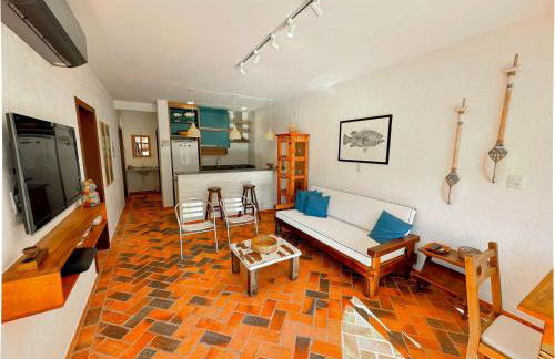 Apto estilo casa em condomínio com piscina na beira da praia - Foto 25