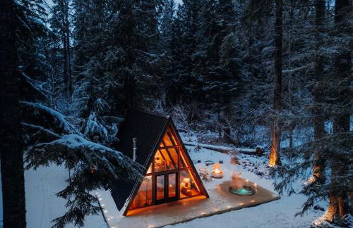 Lafa Cabin - Luxe A Frame Retreat with Hot Tub, Sauna, Firepit- 5 Min to Mt Rainier - Foto 1