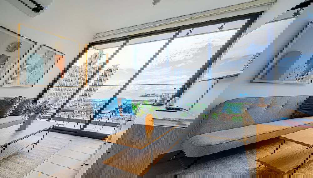 w Majestic 1BR w Stunning Balcony View - Foto 1, Habitación