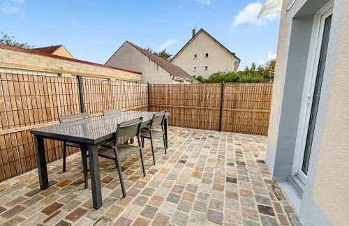 Maison plein pied proche de Paris, 1 chambre capacité 4 personnes, Parking privé, Terrasse privée - Foto 28