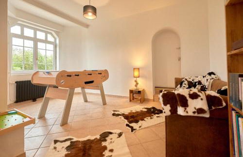 La Villa en Loire, avec Jacuzzi 6 places, Piscine chauffée, boulodrome, salle de jeu, 6 Chambres, vue Loire, 350M2 - Foto 33