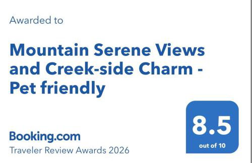 Mountain Serene Views and Creek-side Charm - Pet friendly - Foto 1