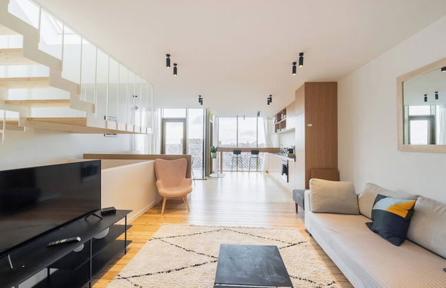 Top Floor New Duplex Stunning View In Trendy St Gilles - Foto 27