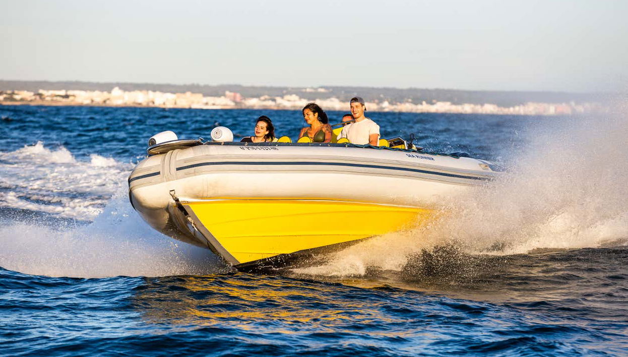 You'll have a blast on the speedboat!