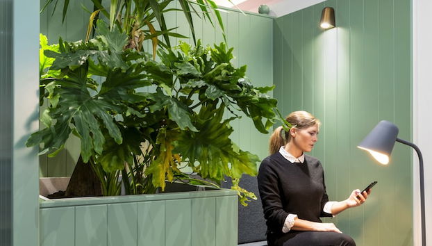 Zona de estar del vestíbulo