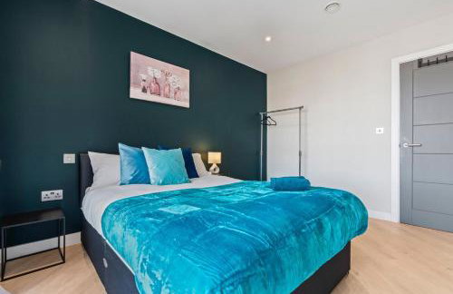 #45 2 bed Lux Fountain Lofts Digbeth - Near Blakesley Hall Museum - Sleeps 5 - "Perfect for Contractors and Families " - Foto 35