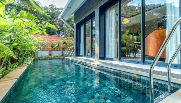 Villa Zaia - 10 Mins From Thalassa Vagator Beach - Foto 5, Zimmer