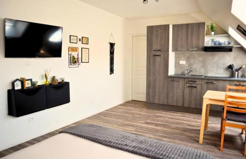 Studio avec parking privé gratuit, proche centre-ville - Foto 10