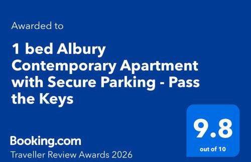 1 bed Albury Contemporary Apartment with Secure Parking - Pass the Keys - Photo 5