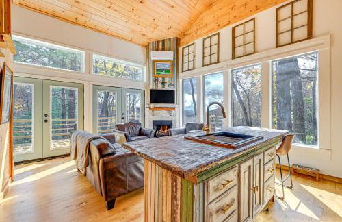 Deck and Fire Pit Mtn-View Cabin in Rabun Gap - Foto 6