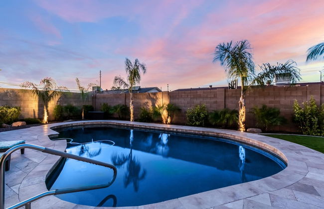 Palm Tree Paradise Heated spa Pool Firepit - Foto 34