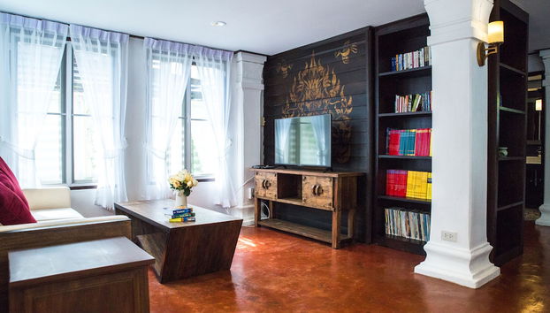 Zona de estar del vestíbulo