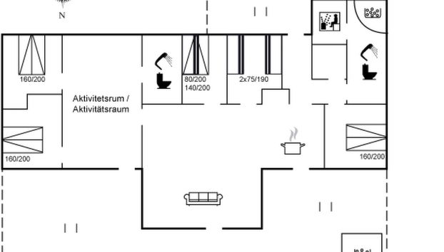 "Sasja" - 1.5km from the sea - Foto 2, Floorplan