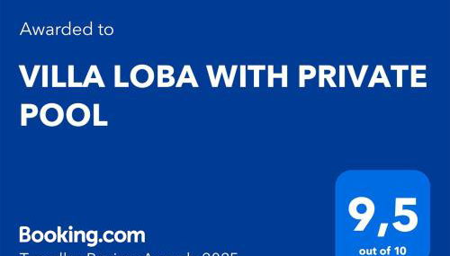 VILLA LOBA WITH PRIVATE POOL - Foto 2