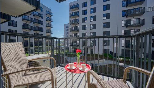 Modern Elegance Apartments Wrocław with AC by Noclegi Renters - Foto 4