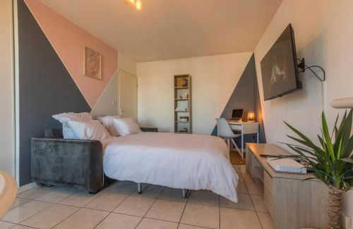 Splendid et cosy T2 terrasse, Airbus et Aéroport - Foto 14