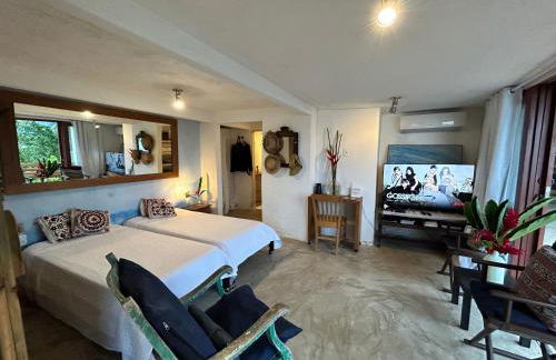 Suíte e Sala com Vista para o Mar - Praia Barra do Sahy - Foto 42