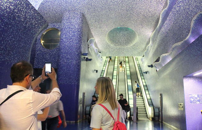 Visite du métro de Naples - Photo 3
