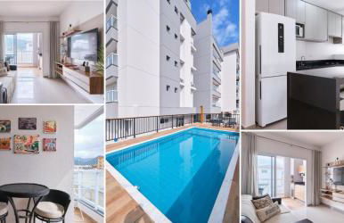 2 QUARTOS com Churrasqueira na Varanda, Piscina, Garagem interna, WiFi 500mbps, Ar Condicionado e Telas de Proteção - Foto 7