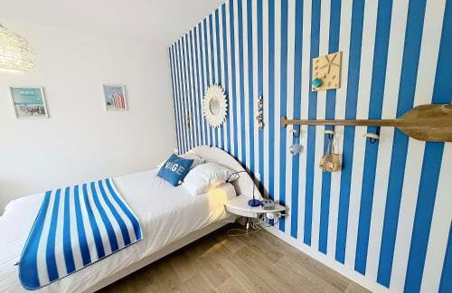 Maison rénovée, à 300m de la plage et proche commerces, avec terrasse et jardin, tout confort - FR-1-361-131 - Photo 15