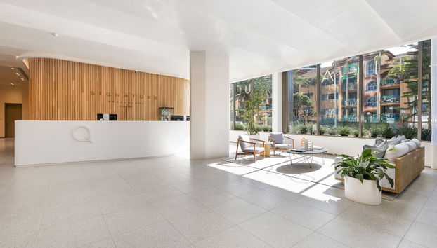 Sala de estar do lobby