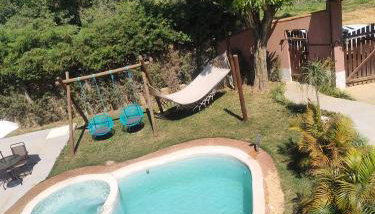 Chácara Prainha JK com piscina praia no quintal de casa - Foto 5, Garden, sunbed, Garden view