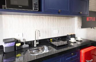 107-Studio compacto, moderno, climatizado perto da UEL - Foto 47