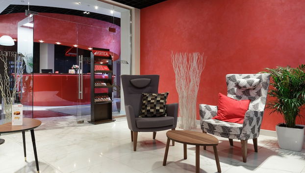 Zona de estar del vestíbulo