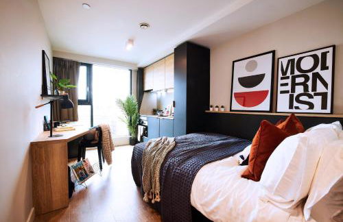Vita Student only Luxury Studio, Circle square Manchester,Minimum 42 nights - Foto 7