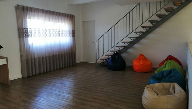 Zona de estar del vestíbulo