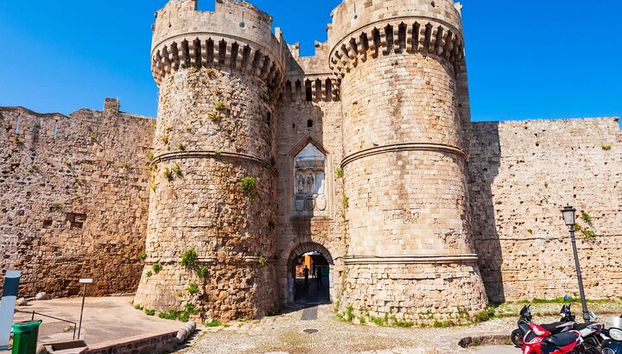 Rhodes & Lindos & Butterfly Valley - Excursión privada de medio día - Foto 3, Casco antiguo - Puerta principal