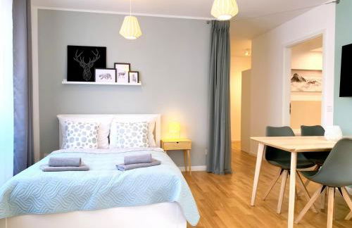 Moderne Ferienwohnung mit bodentiefer Dusche, Waschmaschine und Küche - "Hoffi" - Foto 1