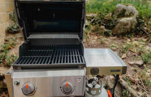Creek Side Cabin with Wood Fired Hot Tub and Fire Pit - Foto 12
