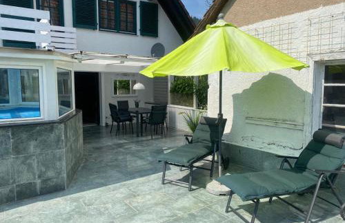 Excl Ferienwohnung im Dreiländereck D-F-CH mit beheiztem kl Pool zum Schwimmen und Massieren - Foto 14