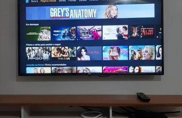 APTO PERTINHO DA PRAIA Internet 500mb e 3 Tvs 2 Quartos TV a cabo Estacionamento Tudo Perto - Foto 12