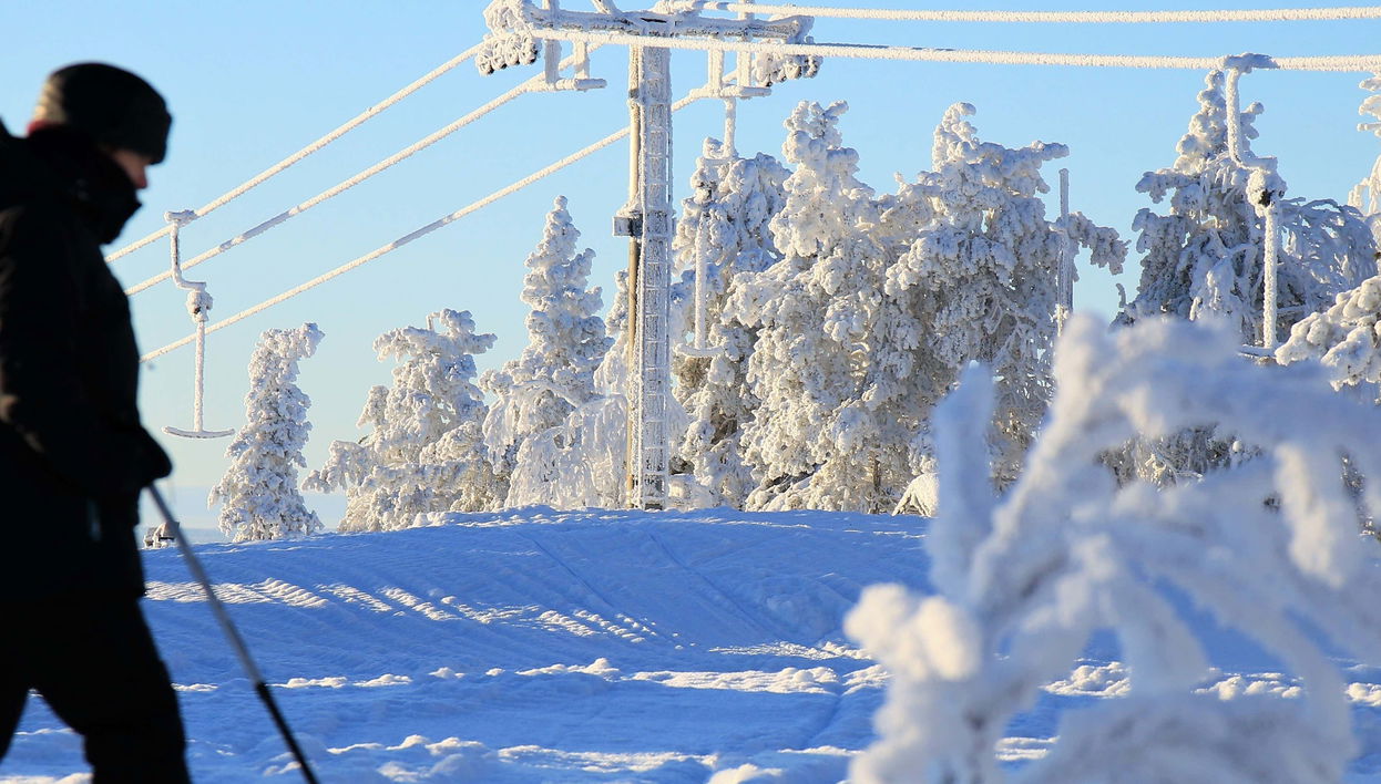 Esquí de travesía en el Parque Nacional Pyhä-Luosto