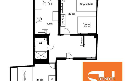 Altstadt Loft XL I 90 qm I 2 Schlafzimmer I 2 Arbeitsplätze I 6 Gäste - Foto 12