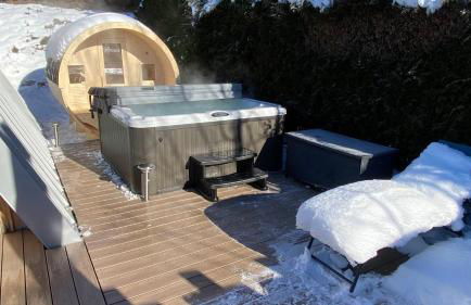 Au-Doux-Altic chalet romantique avec JACUZZI ET SAUNA - Foto 3