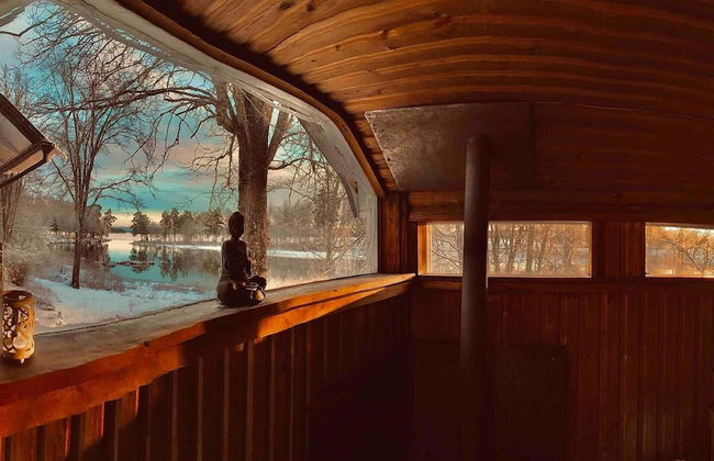 Romantic Cabin Right on the Lake With Fire Place - Foto 9