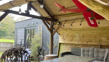 Oak Tree Lodge: Unique 2 level Shepherd's Hut: Dartmouth - Foto 5