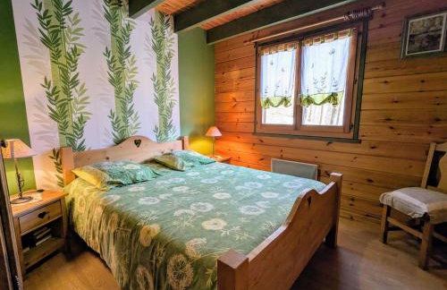 Chalet confortable avec 4 chambres, cheminée, grand terrain, proche pistes et lac - Foto 19
