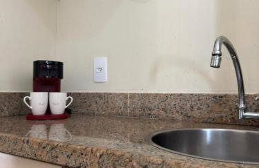 Studio pé na areia, vista, internet e ar - Foto 19