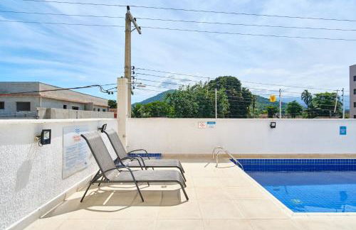 Dois Quartos, Sacada com Churrasqueira, a 400 MTS do Projeto Tamar e 800 MTS do Aquário - Foto 33