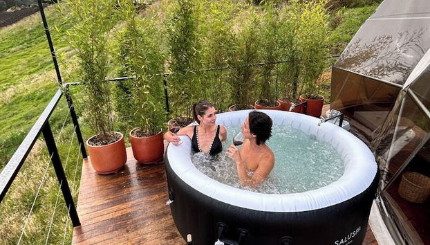 Idromassaggio all'aperto