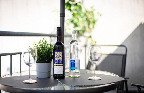 MOLA Apartments-Moderne Ferienwohnung im Herdecker Zentrum für 3 Personen-mit Balkon-Grill-Gratis Parkplatz-WLAN - Foto 14