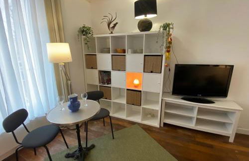 Saint-Mandé studio, proche metro Ligne 1 & Paris Centre, Wifi rapide, Ideal couple, télétravail - Foto 6